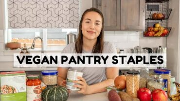 VIDEO: Vegan Grocery Haul w/ Pantry Staples (Self-Quarantine Edition)