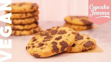 VIDEO: The BEST Vegan Chocolate Chip Cookies | Cupcake Jemma