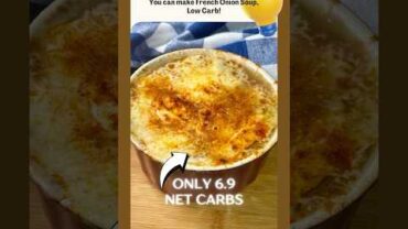 VIDEO: Did you know? You can make French Onion Soup, low carb!🔥 #shorts