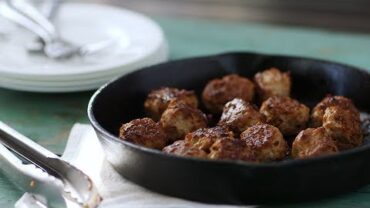 VIDEO: Honey-Chipotle Turkey Meatballs- Everyday Food with Sarah Carey