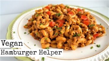 VIDEO: Easy Vegan Hamburger Helper