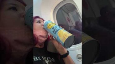 VIDEO: What I Ate as a VEGAN on a Long Haul Flight #shorts