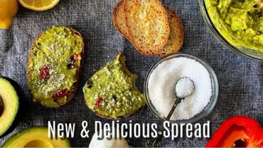 VIDEO: Healthy & Easy Avocado & Sautéed Bell Pepper Toast Spread Recipe