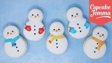 VIDEO: How to Make Cute Snowman Macarons with Dane | Cupcake Jemma