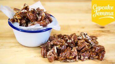 VIDEO: How to make Really Easy Pecan Brittle | Cupcake Jemma