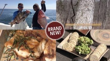 VIDEO: Fishing in Alabama, Tree ID, Rosemary Fish, Avocado, Fish & Pickle Dip (Episode #548)