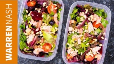 VIDEO: Zesty Salmon Salad Meal Prep – Just 210 Calories – Recipes by Warren Nash