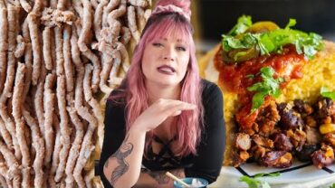 VIDEO: Is This the Next Big VEGAN MEAT Product?! | Vegan Taste Test