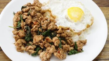 VIDEO: Pad Kra Pao Recipe | Thai Basil Chicken