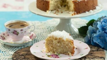 VIDEO: Super Moist Coconut Cake: Greek Style