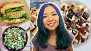 VIDEO: I Tried Vegan Influencer Recipes!!! (Vegan Waffles, Adobo, Pesto Pasta, Burgers)