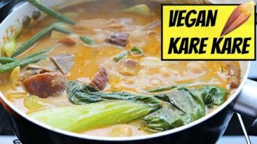 VIDEO: VEGAN FILIPINO KARE KARE!! (OXTAIL PEANUT STEW!!)