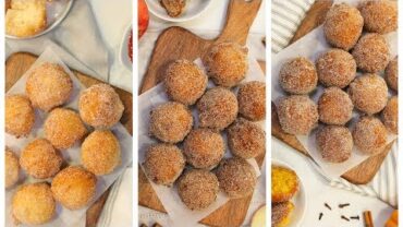 VIDEO: 3 Homemade Donut Recipes | Pumpkin Spice, Apple Cinnamon, Classic | Fall Desserts