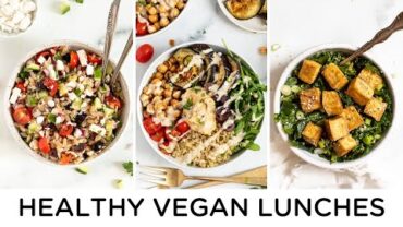 VIDEO: HEALTHY VEGAN LUNCH RECIPES ‣‣ quick & easy