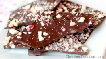 VIDEO: Dark Chocolate Peppermint Bark Recipe – Healthy Holiday Treat