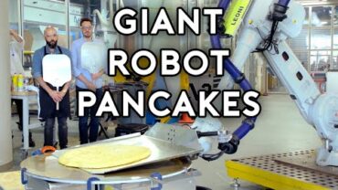 VIDEO: Binging with Babish: Pancakes from Uncle Buck (feat. Dan Souza and a Giant Robot)