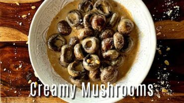 VIDEO: Creamy Mushroom and Pine Nuts Side Dish