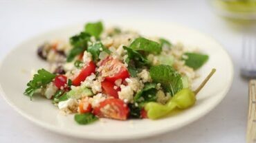 VIDEO: Greek Quinoa Salad- Healthy Appetite with Shira Bocar