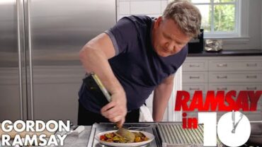 VIDEO: Gordon Ramsay Cooks Mediterranean Sea Bass in Under 10 Minutes | Ramsay in 10