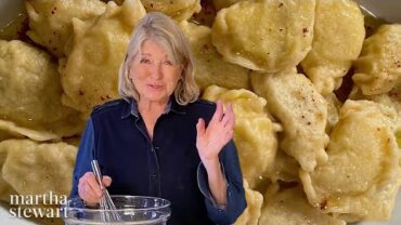 VIDEO: Martha Stewart Makes Pierogi From Big Martha’s Recipe | Homeschool with Martha | Everyday Food