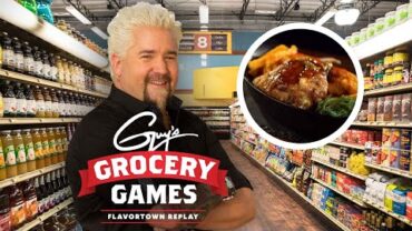 VIDEO: CHALLENGE: Make a Fried Chicken Dinner… HEALTHY! | Guy’s Grocery Games | Food Network