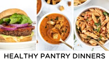 VIDEO: VEGAN PANTRY MEALS ‣‣ vegan recipes for beginners