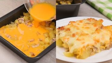 VIDEO: Potato and mushrooms casserole: a perfect dish for a complete dinner!