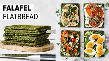 VIDEO: FALAFEL FLATBREAD | amazing vegan flatbread recipe