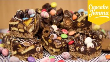 VIDEO: Easter Egg Chocolate Fridge Cake – the best way to use up your Easter Eggs! –  | Cupcake Jemma