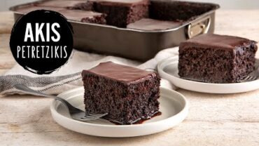 VIDEO: Glazed Chocolate Cake with Syrup | Akis Petretzikis