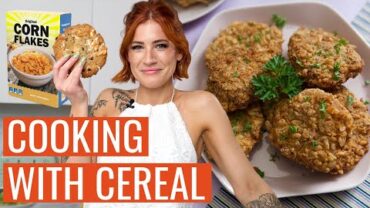 VIDEO: Making Vegan Recipes Using CEREAL?! (This might be the best food hack ever)