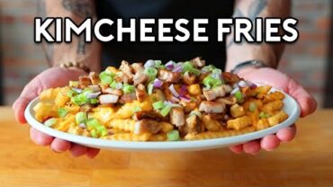 VIDEO: Roasted Pork Belly & Kimchi Cheese Fries | What’s in the Fridge?