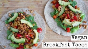 VIDEO: Vegan Breakfast Tacos / Burritos