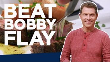 VIDEO: Bobby Flay Makes Italian Steak and Eggs | Beat Bobby Flay | Food Network