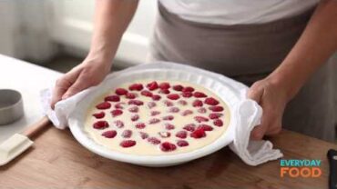 VIDEO: Baked Raspberry Custard | Everyday Food with Sarah Carey