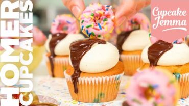 VIDEO: The ultimate TREAT.. The Homer Cupcake is HERE 🍩