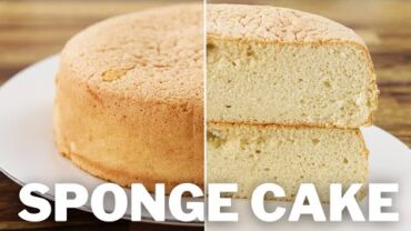 VIDEO: Vanilla Sponge Cake Recipe For Beginners