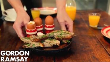 VIDEO: Boiled Eggs With Anchovy Soldiers By Gordon Ramsay