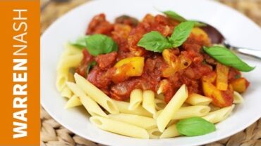 VIDEO: Tomato Pasta Recipe – Cooking with Tinned Tomatoes – Recipes by Warren Nash