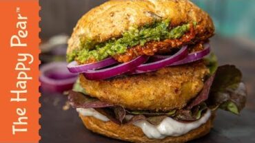 VIDEO: Vegan Chicken Burger | The Happy Pear | #fakeaway