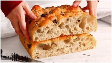 VIDEO: Big Bubble, NO-Knead Focaccia Bread | SOFT & EASY Focaccia!