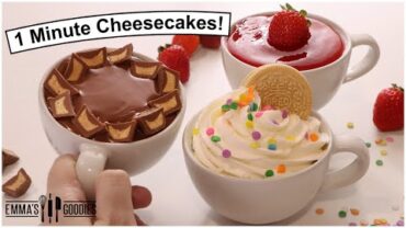 VIDEO: 1 Minute CHEESECAKES | Treats for ONE to Satisfy Any Craving!