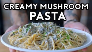 VIDEO: How to Make the Mushroom Pasta from The Super Mario Bros. Movie | Binging with Babish