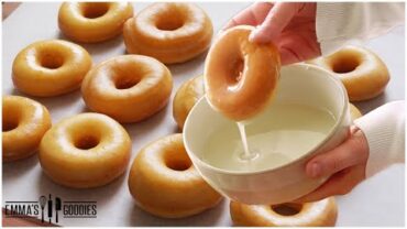 VIDEO: The SOFTEST NO-Knead – NO-Mixer GLAZED DONUTS | Yeast Donuts Better than Krispy Kreme