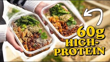 VIDEO: Revolutionise Your Meal Prep with 60g Plant-Based Protein Per Meal! Easy Meal Prep For Working Out 💪