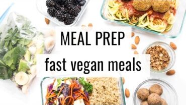 VIDEO: 2. VEGAN MEAL PREP | fast & easy recipes