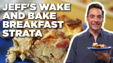 VIDEO: Jeff Mauro’s Wake and Bake Breakfast Strata | The Kitchen | Food Network