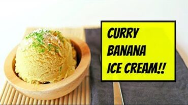 VIDEO: VEGAN CURRY BANANA ICE CREAM!!🍦🍦