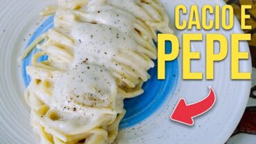 VIDEO: How to Make CACIO e PEPE PASTA That it’s Easy for Everyone to Make