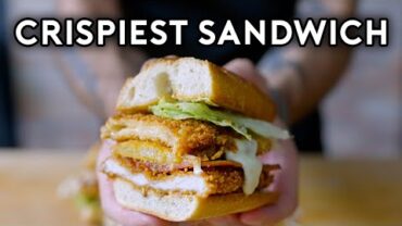 VIDEO: How to Make the Crispiest Sandwich from “They Kidnapped my Son on Christmas” | Binging with Babish